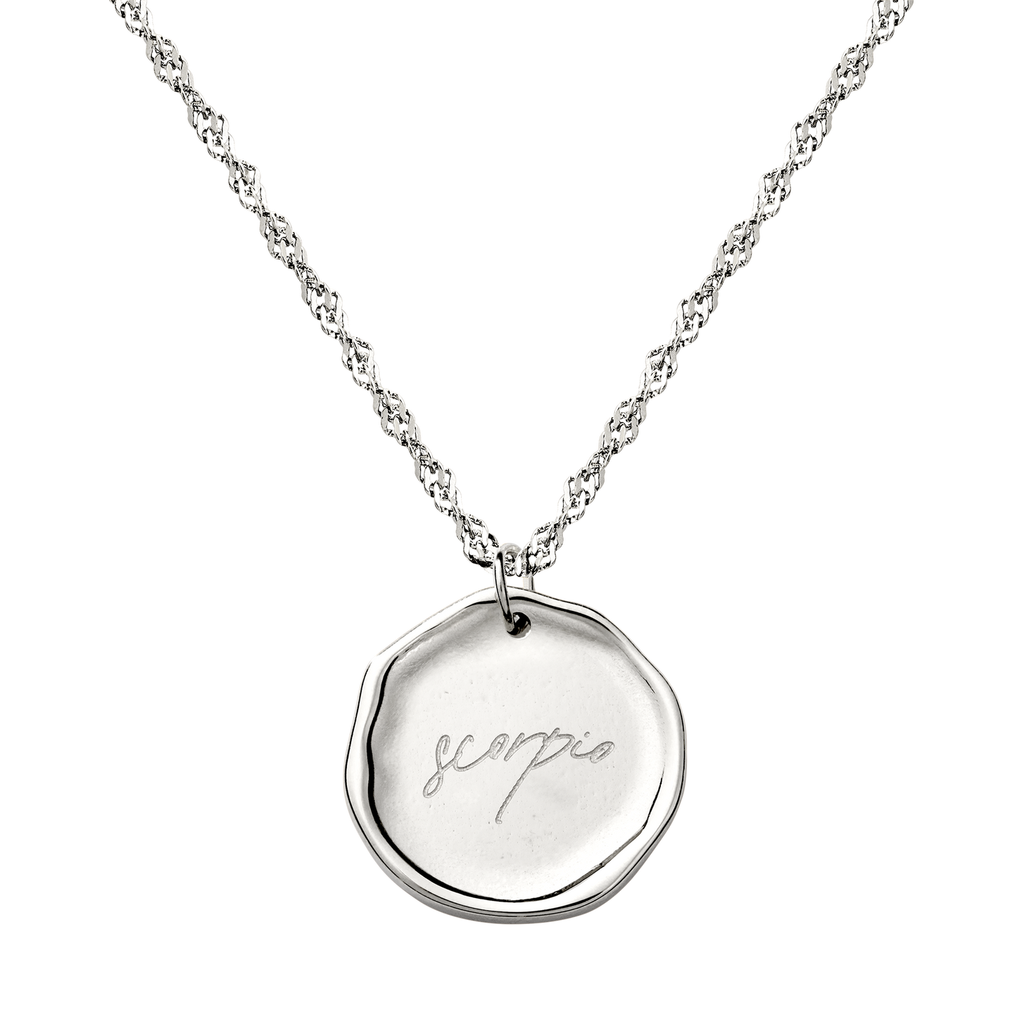 Zodiac Collana - Scorpione Argento