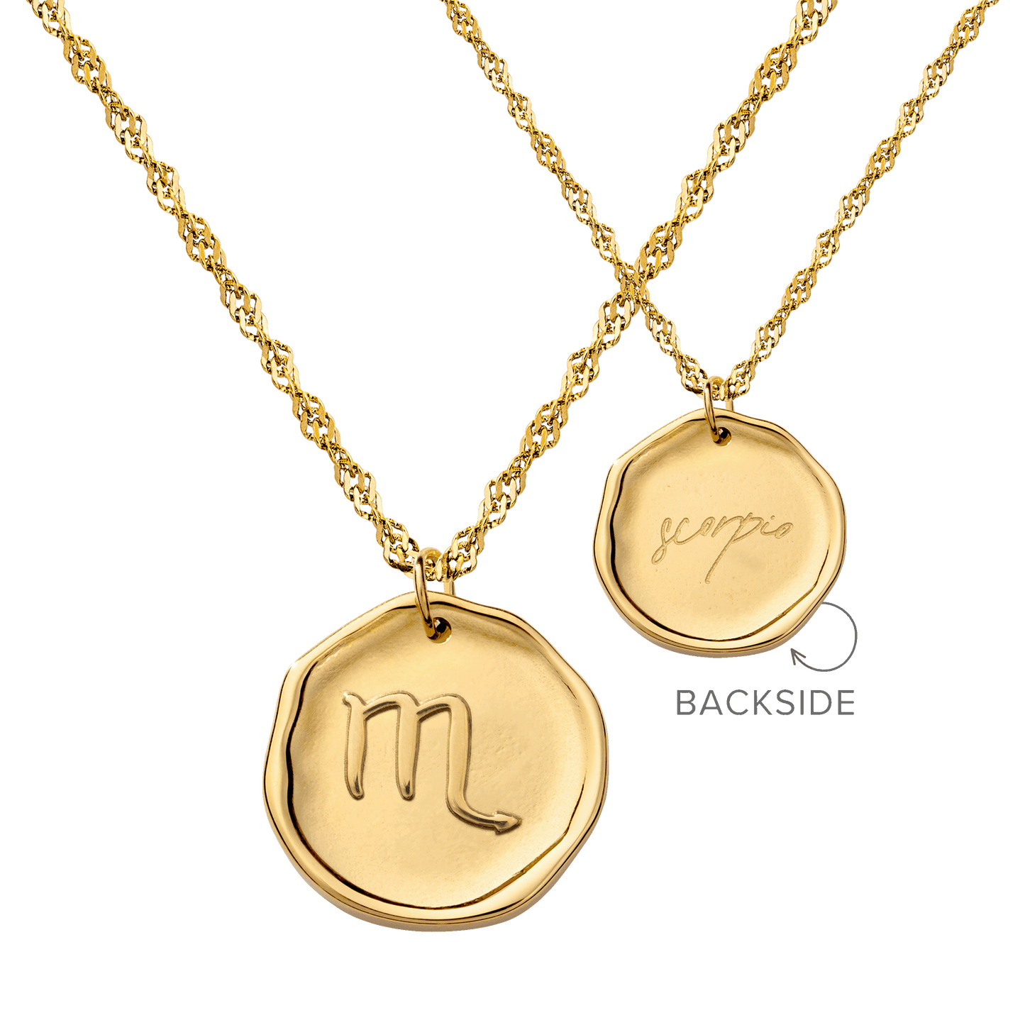 Zodiac Collana - Scorpione Oro
