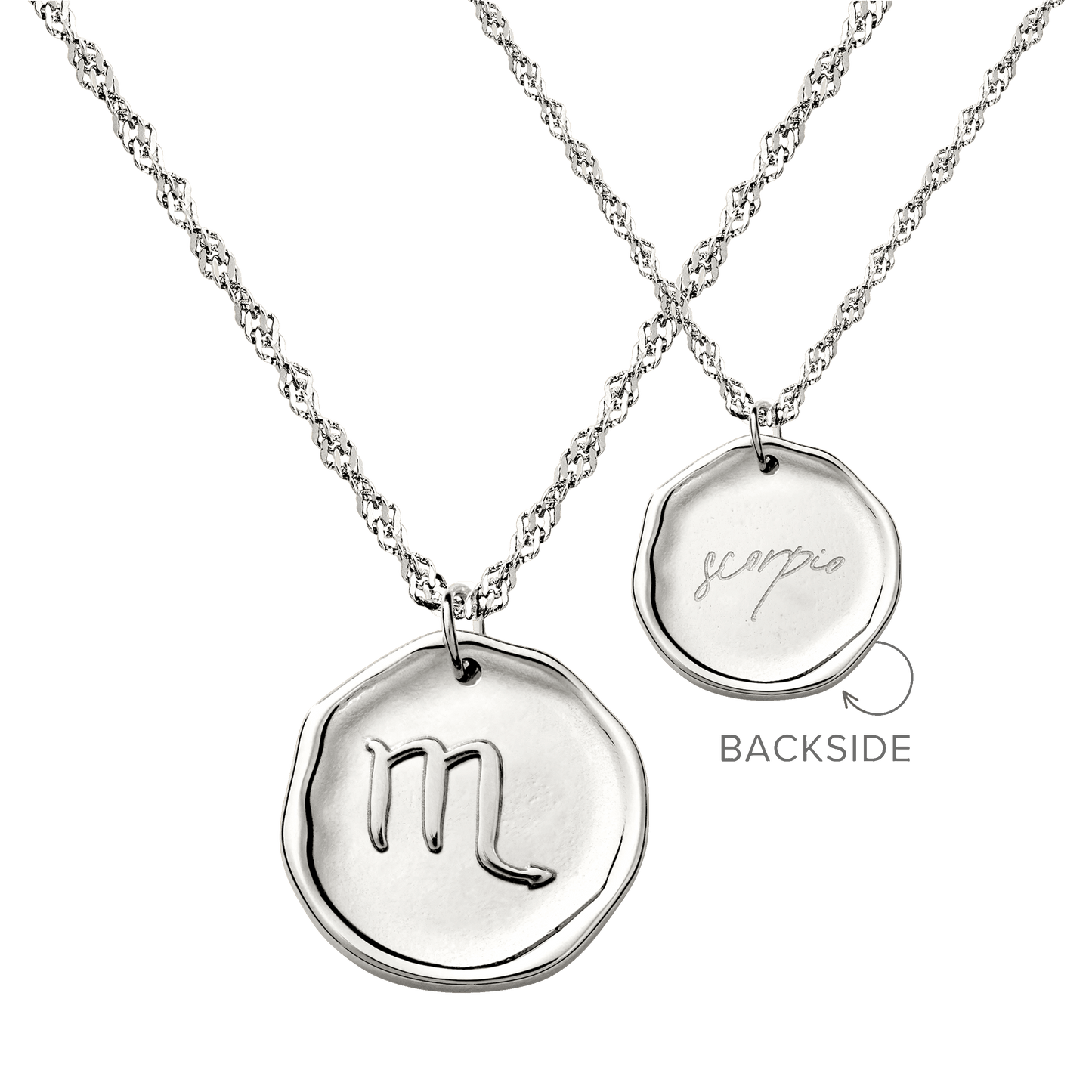 Zodiac Collana - Scorpione Argento