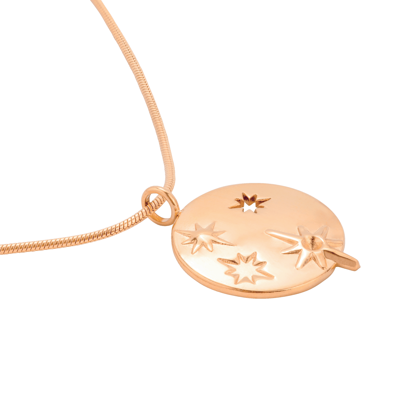 Shiny Stars Collana Oro Rosa