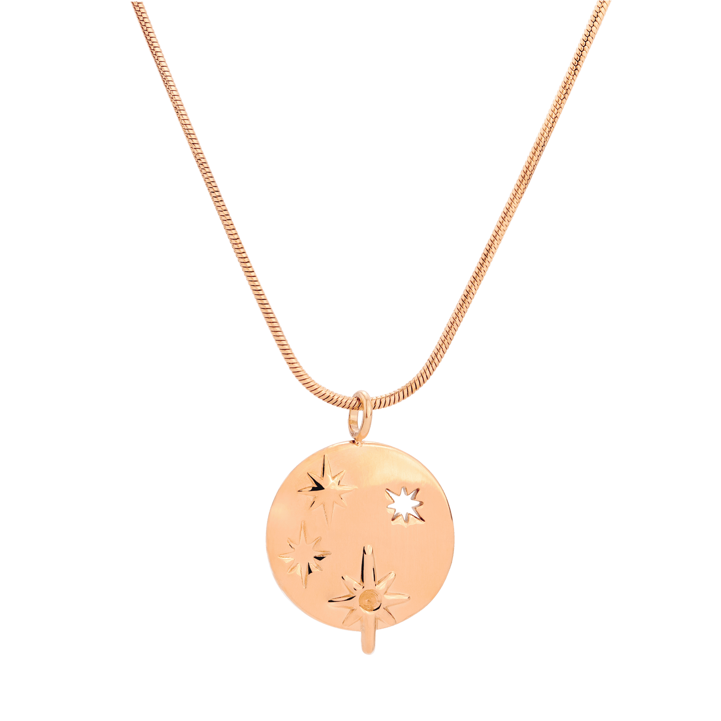 Shiny Stars Collana Oro Rosa