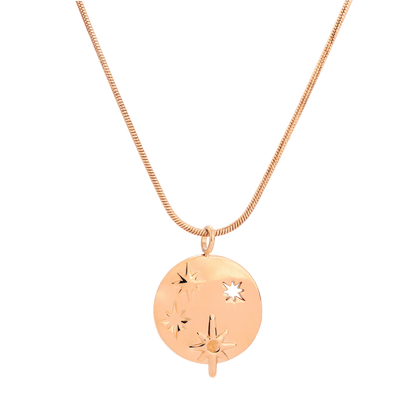 Shiny Stars Collana Oro Rosa
