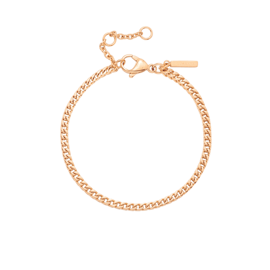 Spiga Chain Bracciale Oro Rosa