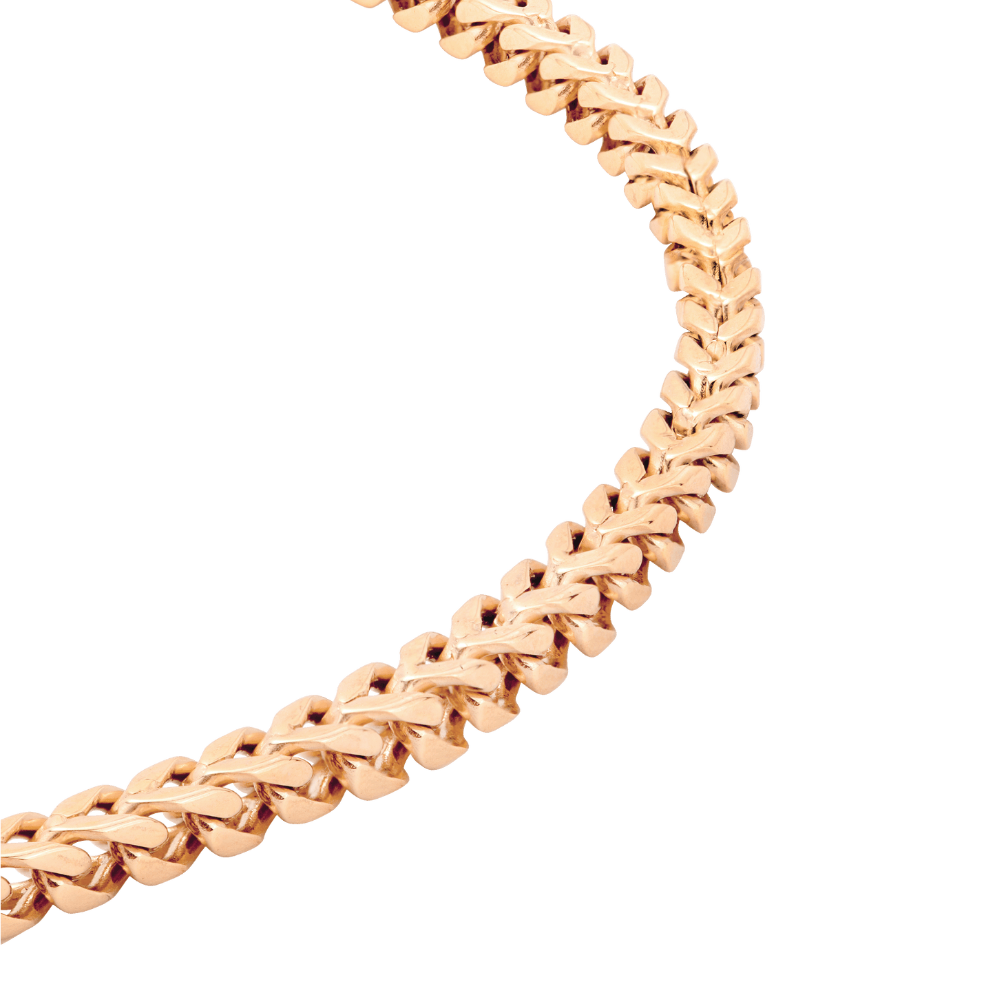 Spiga Chain Bracciale Oro Rosa