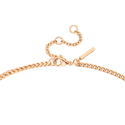 Spiga Chain Collana Oro Rosa