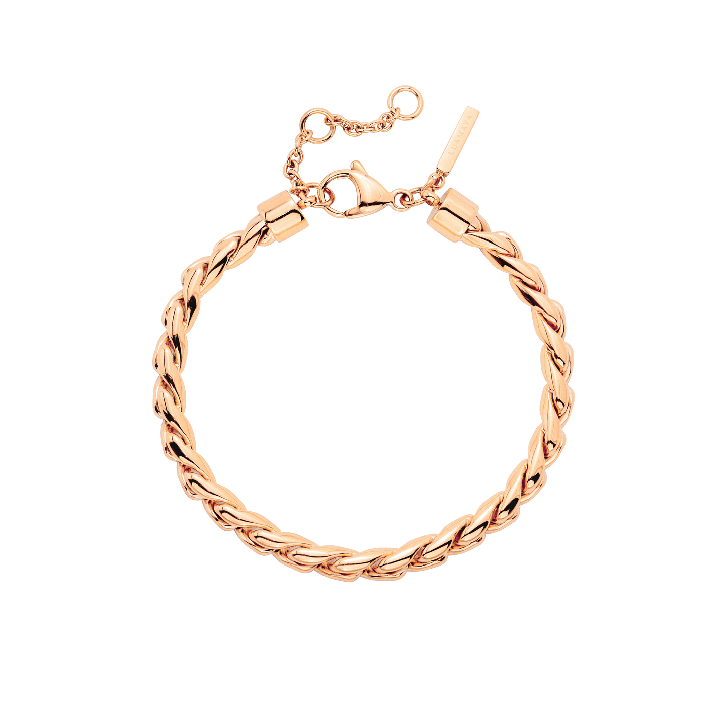 Spiral Links Bracciale Oro Rosa