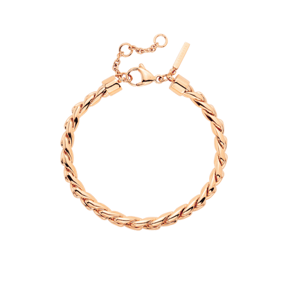 Spiral Links Bracciale Oro Rosa