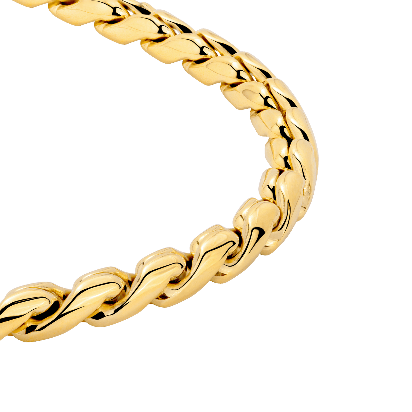 Spiral Links Collana Oro