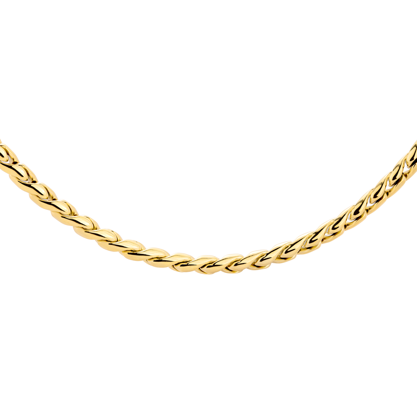 Spiral Links Collana Oro