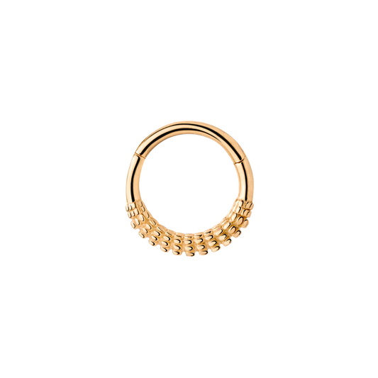 Striped Piercing Oro Rosa