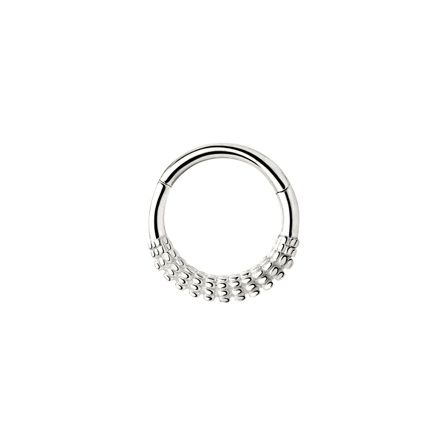 Striped Piercing Argento