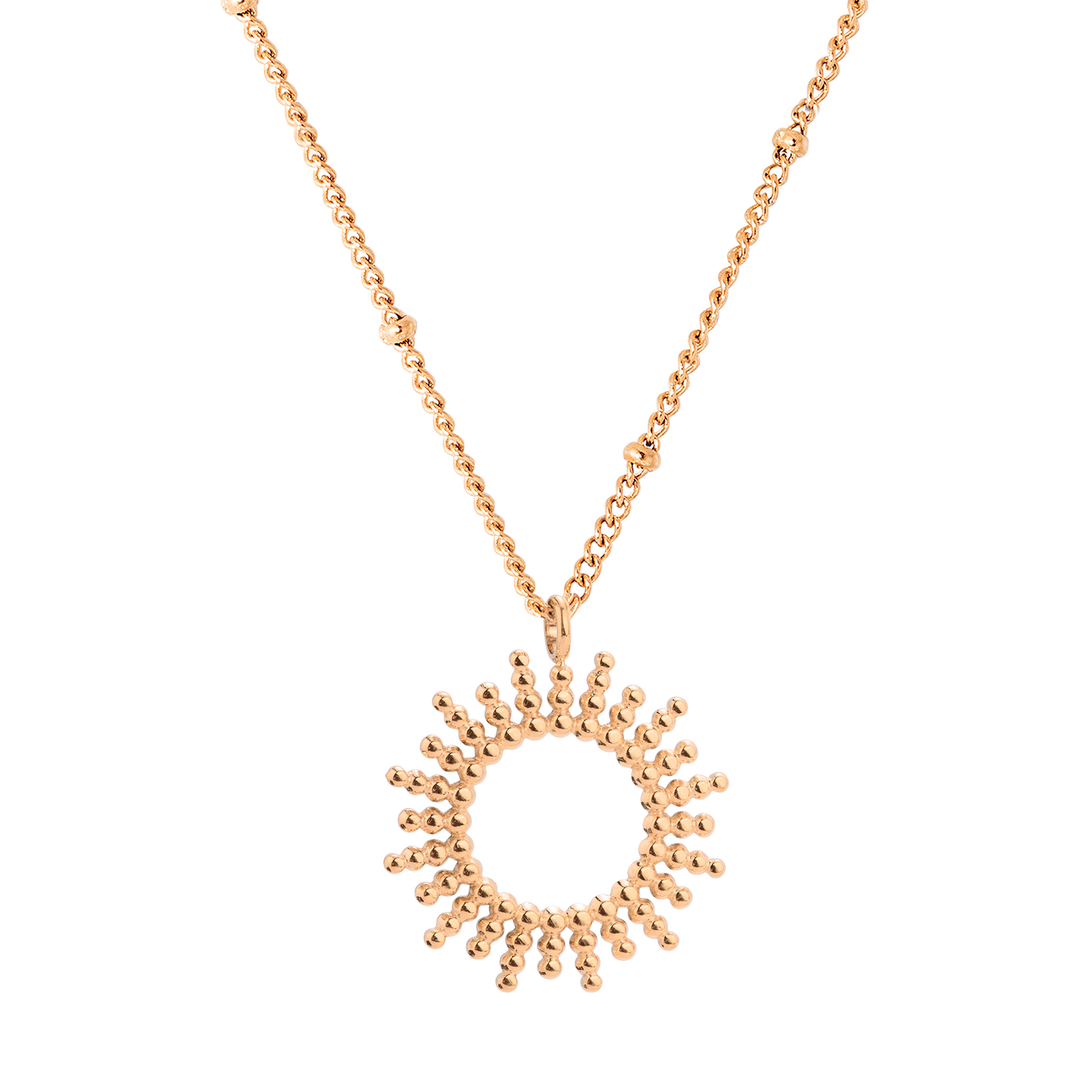 Sunny Beads Collana Oro Rosa