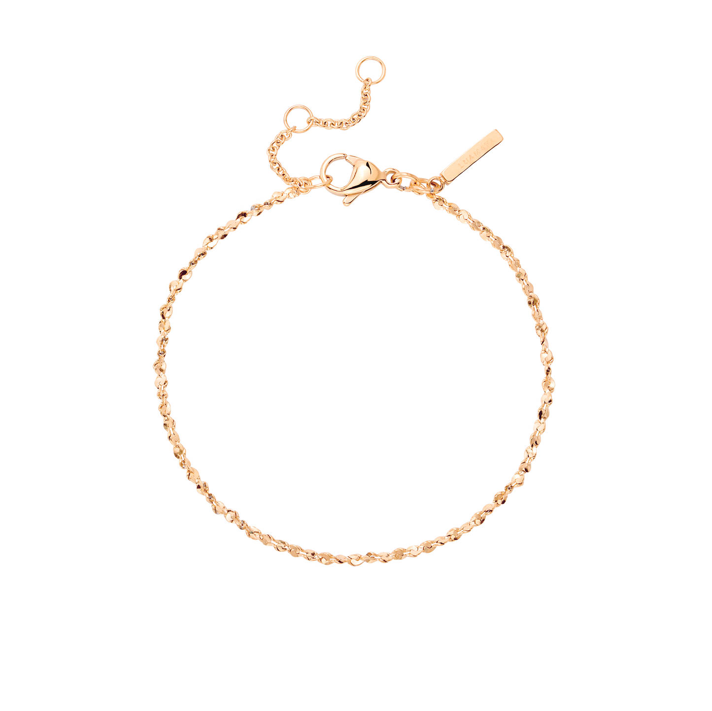 Tinsel Chain Bracciale Oro Rosa