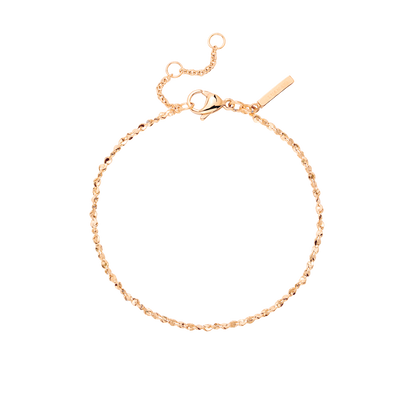 Tinsel Chain Bracciale Oro Rosa