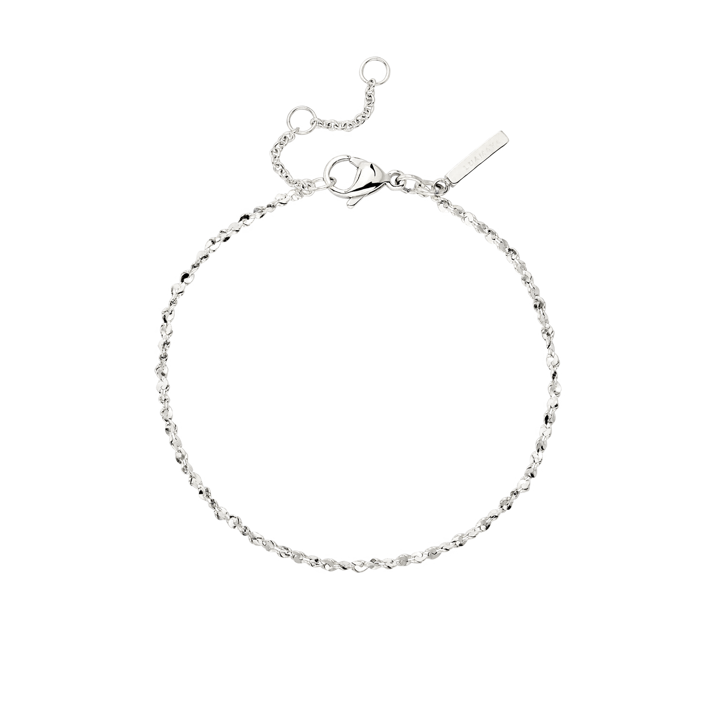 Tinsel Chain Bracciale Argento