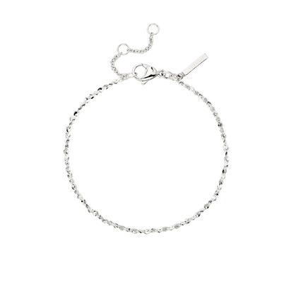 Tinsel Chain Bracciale Argento