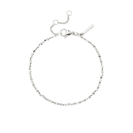 Tinsel Chain Bracciale Argento