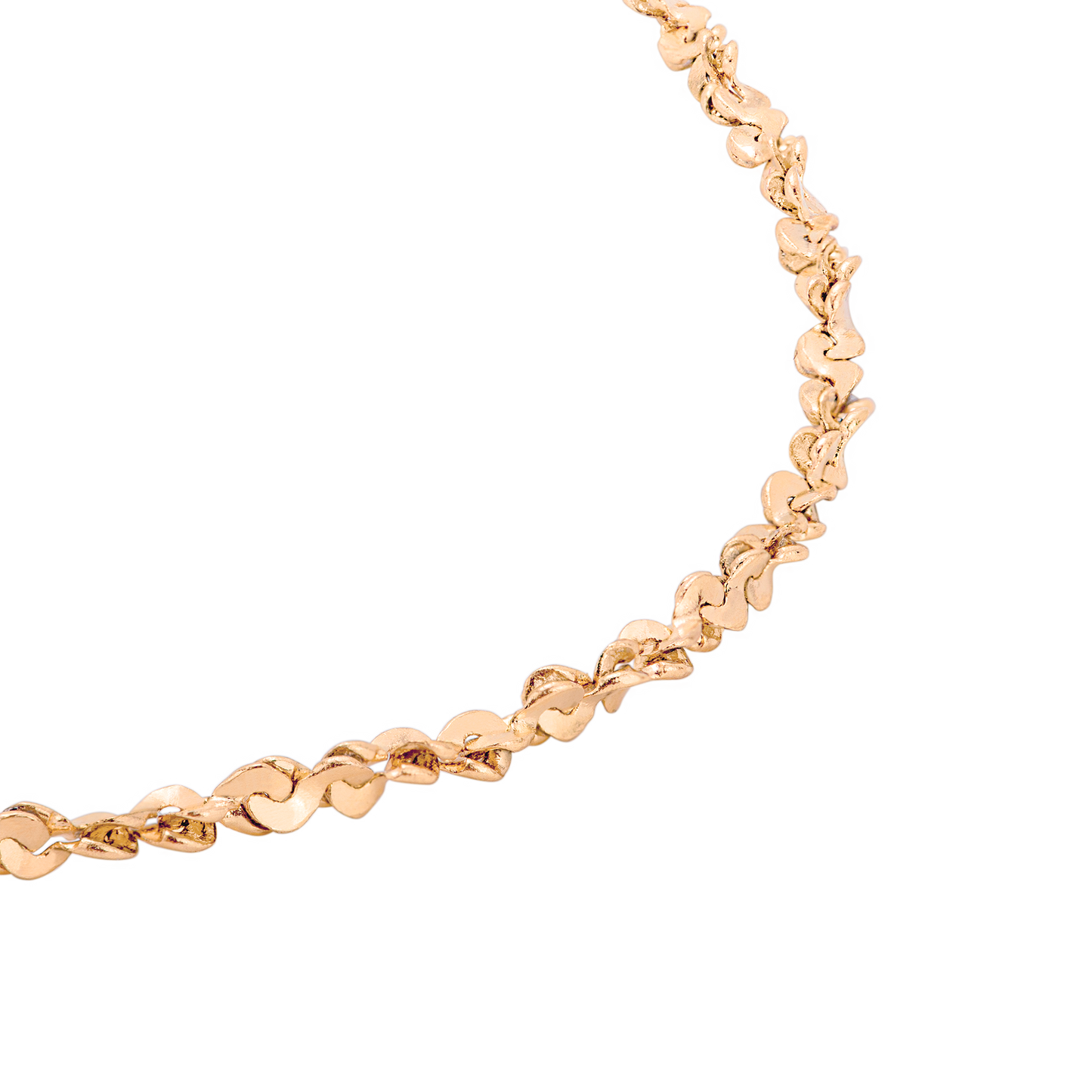 Tinsel Chain Bracciale Oro Rosa