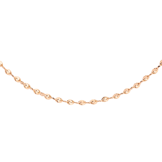 Tinsel Chain Collana Oro Rosa