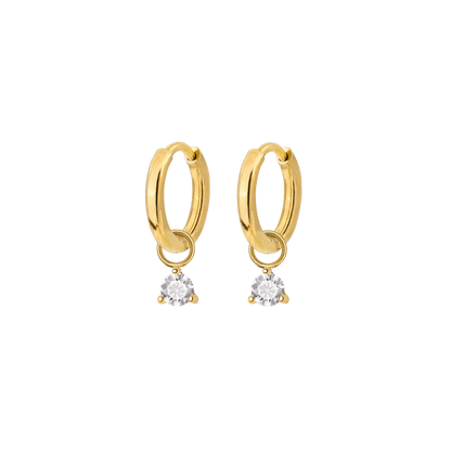 Blanco Lumbre Hoop Set Baby Oro