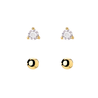 Delicate Bead Orecchini Bundle Oro