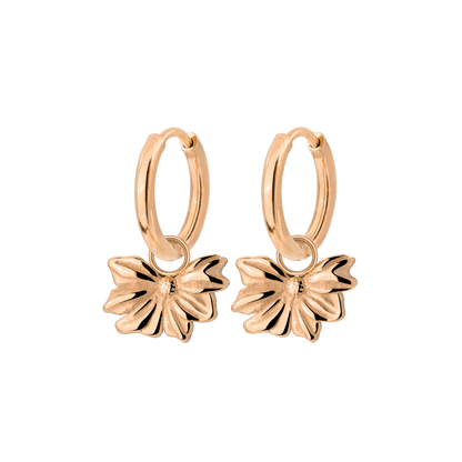 Eternal Bloom Hoop Set Small Oro Rosa