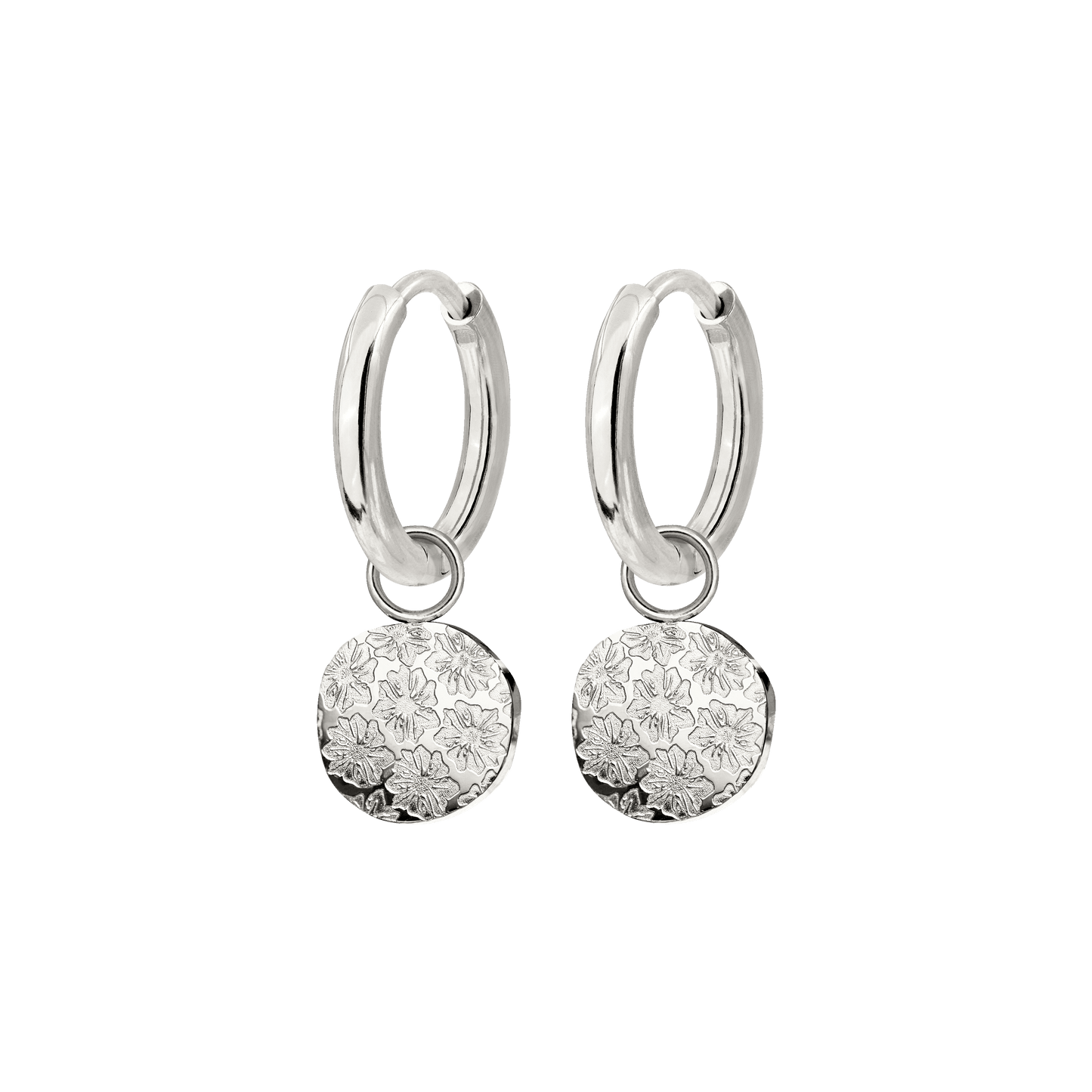 Everbloom Hoop Set Small Argento