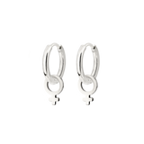 Female Icon Hoop Set Small Argento