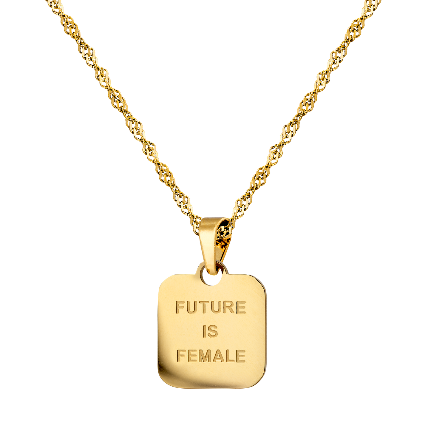 Future is female Collana Oro