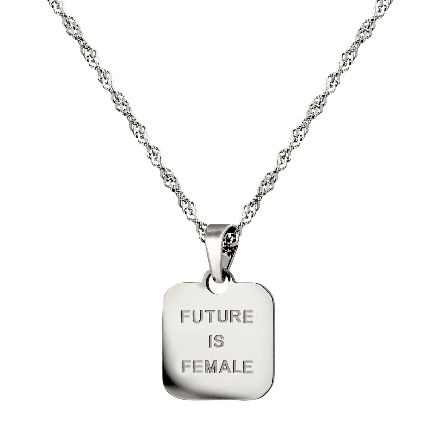 Future is female Collana Argento