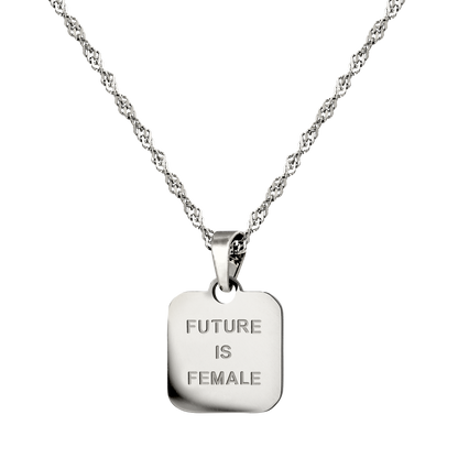 Future is female Collana Argento