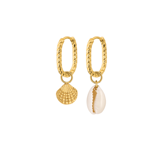 Oval Twisted Hoop Set Baby