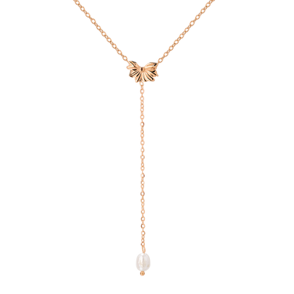 Petal Pearl Collana Y Oro Rosa