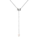 Petal Pearl Collana Y Argento