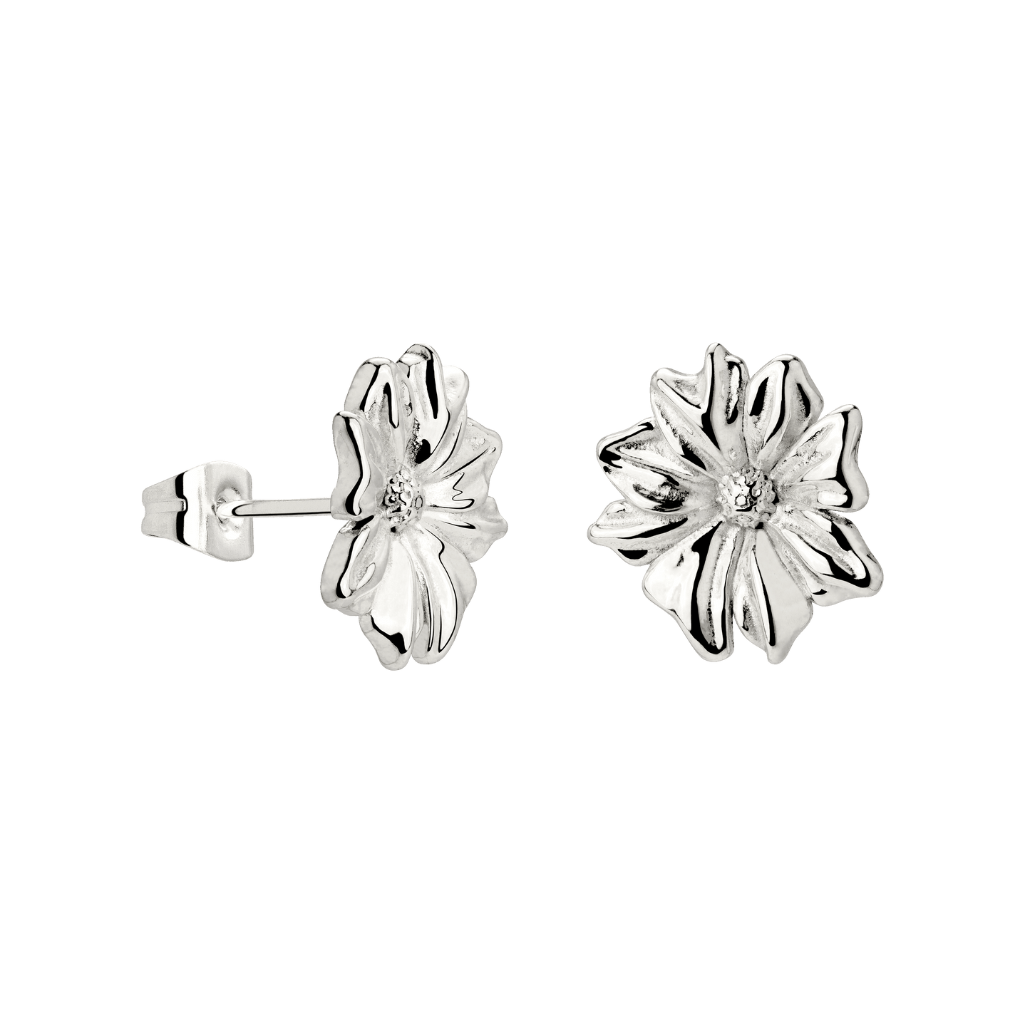 Pure Petal Orecchini Argento