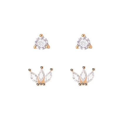 Royalty Orecchini Bundle Oro Rosa