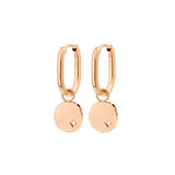 Spring Bling Oval Hoop Set Baby Oro Rosa