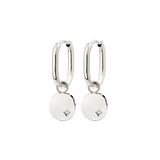 Spring Bling Oval Hoop Set Baby Argento