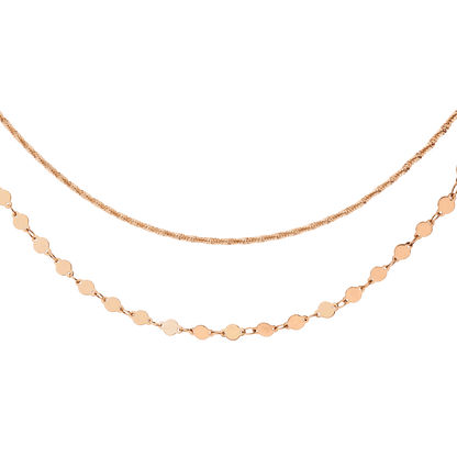 Timeless Ties Collana Oro Rosa