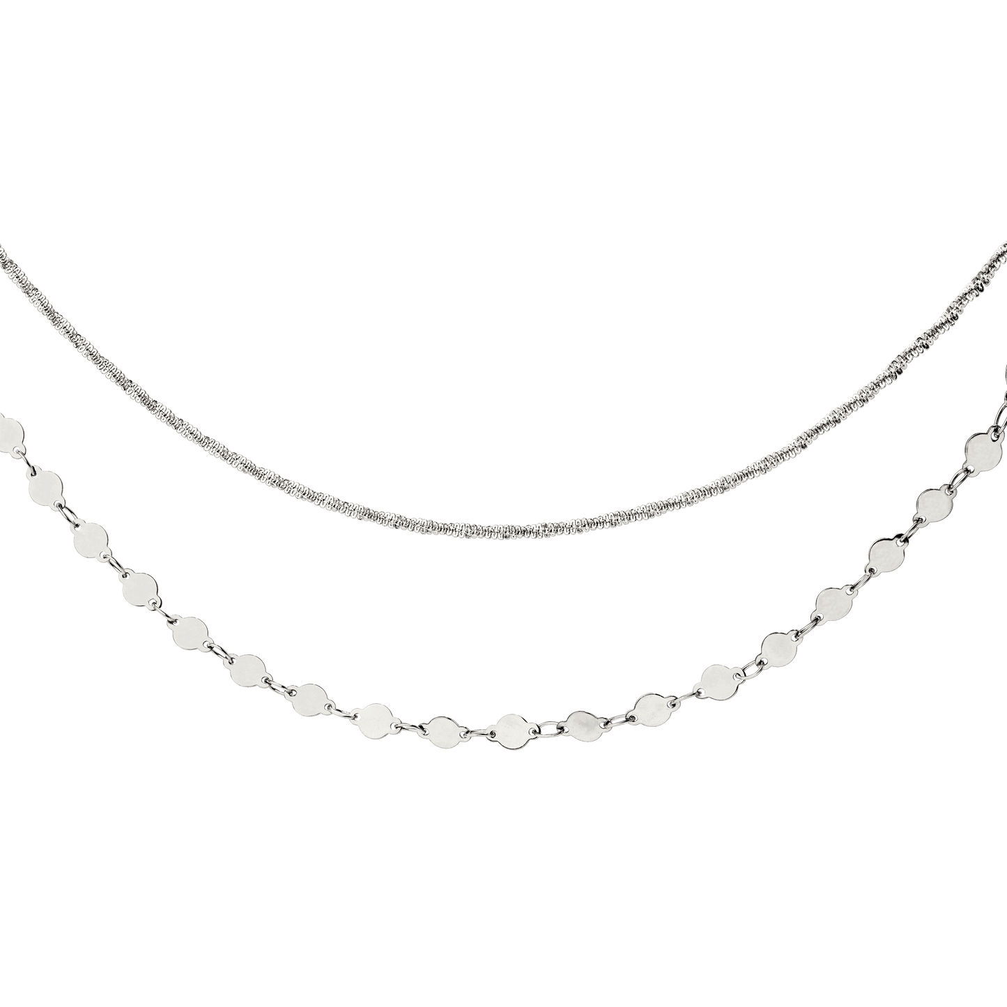 Timeless Ties Collana Argento