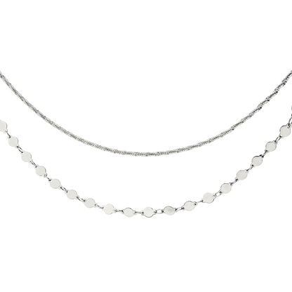 Timeless Ties Collana Argento
