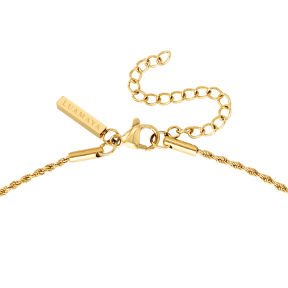Blush Quartz Collana Oro