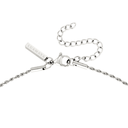 Blush Quartz Collana Argento