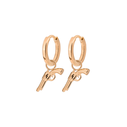 Bulletproof Hoop Set Baby Oro Rosa