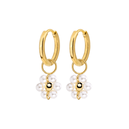 Daisy Hoop Set Small Oro