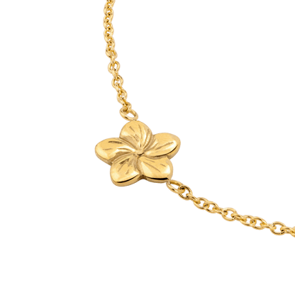 Floral Glow Choker Oro