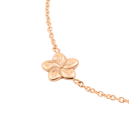 Floral Glow Choker Oro Rosa