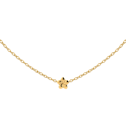 Floral Glow Choker Oro