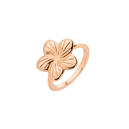 Floral Glow Anello Oro Rosa
