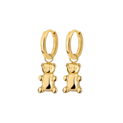 Fortune Bear Hoop Set Baby Oro
